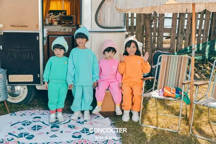 Concocter - Korean Children Fashion - #discoveringself - Chucream Top Bottom Set - 5