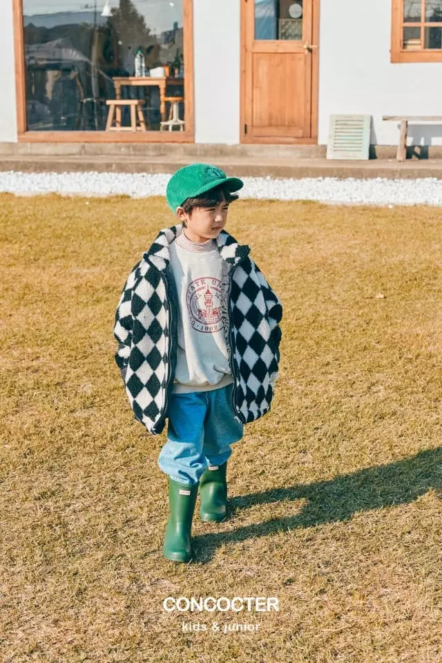 Concocter - Korean Children Fashion - #fashionkids - Fleece Basic Jeans - 10