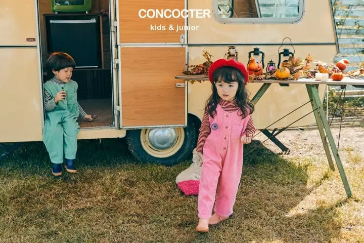 Concocter - Korean Children Fashion - #discoveringself - Big Rib Jumpsuit - 4