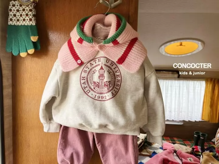 Concocter - Korean Children Fashion - #kidsshorts - Stripes Neck Warmer - 8