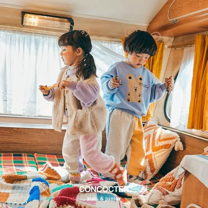 Concocter - Korean Children Fashion - #kidsshorts - Half Top Bottom Set