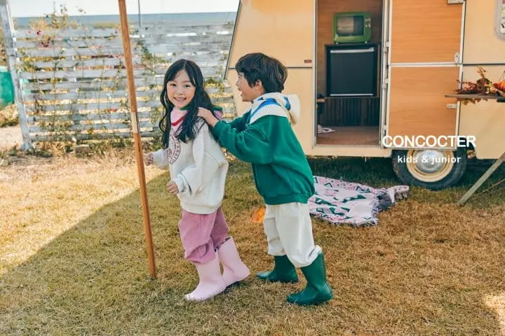 Concocter - Korean Children Fashion - #kidsshorts - Uta Fleece Sweatshirt - 3