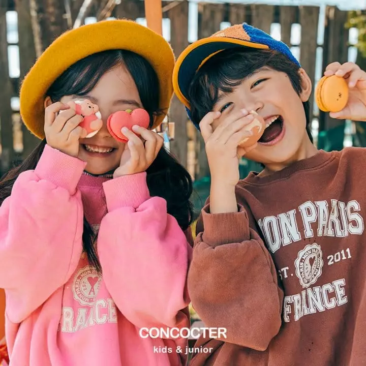 Concocter - Korean Children Fashion - #kidsshorts - Mon Paris Sweatshirt - 4