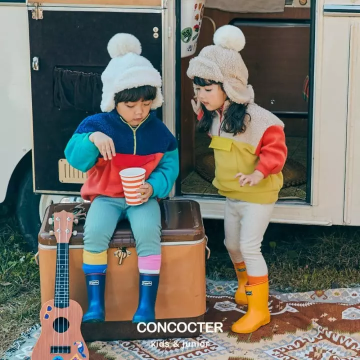 Concocter - Korean Children Fashion - #kidsstore - Color Dumble Anorak