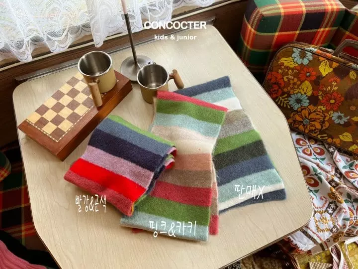 Concocter - Korean Children Fashion - #kidsstore - Rainbow Muffler - 4
