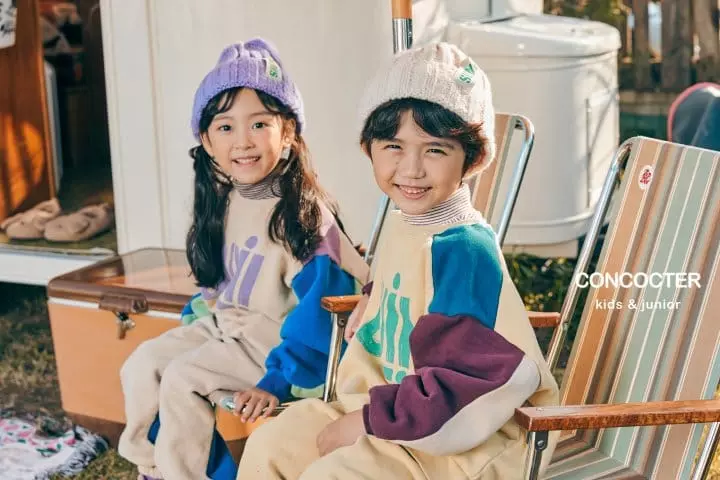 Concocter - Korean Children Fashion - #kidzfashiontrend - We Are Fleece Top Bottom Set - 6