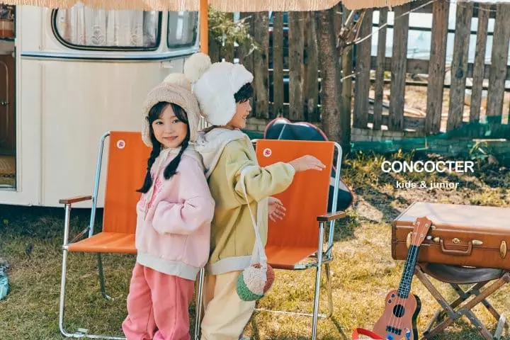 Concocter - Korean Children Fashion - #littlefashionista - Lamp Hoody Fleece Top Bottom Set - 9