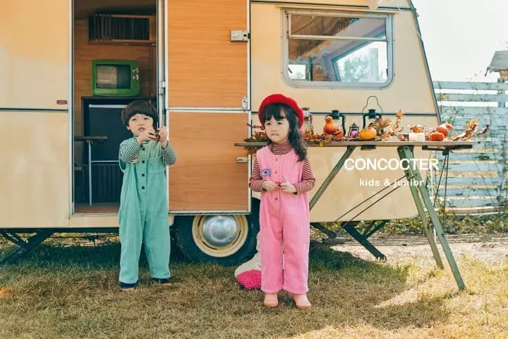 Concocter - Korean Children Fashion - #littlefashionista - Big Rib Jumpsuit - 9