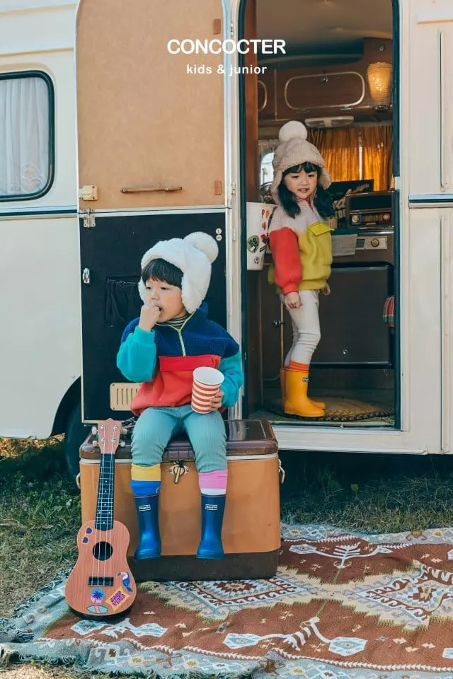 Concocter - Korean Children Fashion - #Kfashion4kids - Color Dumble Anorak - 4