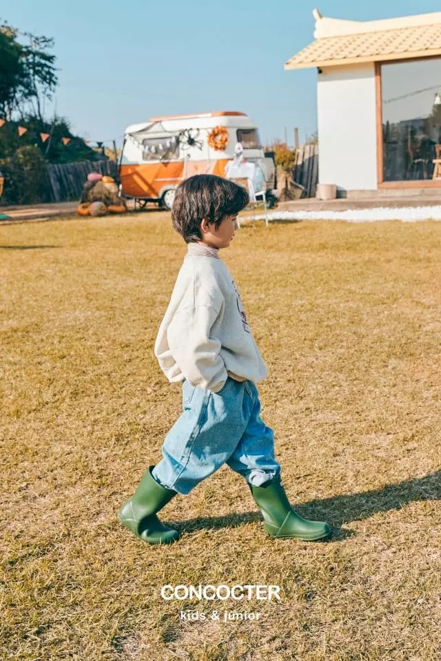 Concocter - Korean Children Fashion - #magicofchildhood - Fleece Basic Jeans - 2