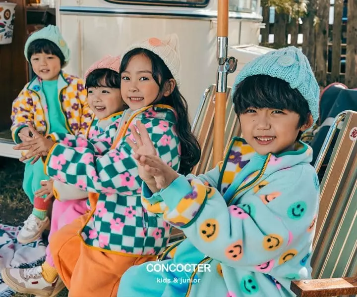 Concocter - Korean Children Fashion - #magicofchildhood - Fleece Revesible Jumper
