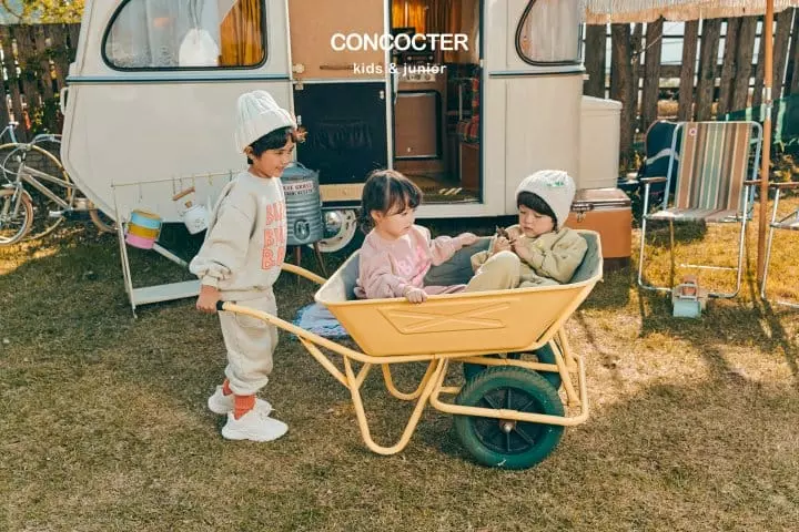 Concocter - Korean Children Fashion - #magicofchildhood - Bla Fleece Top Bottom Set - 4