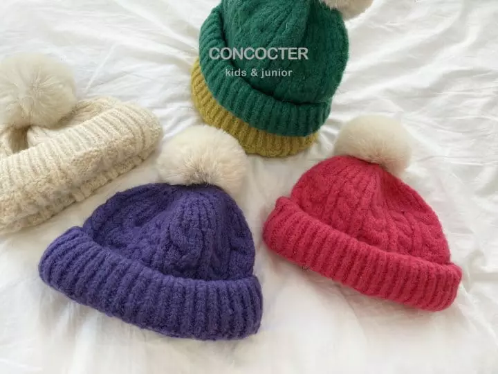 Concocter - Korean Children Fashion - #minifashionista - Vivivi Twist Beanie - 2