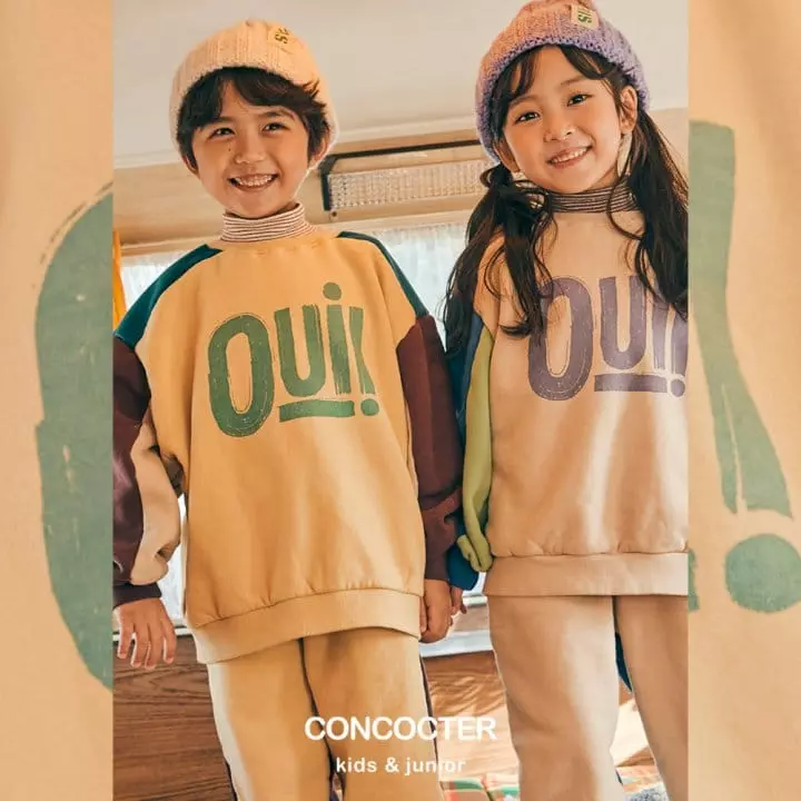 Concocter - Korean Children Fashion - #minifashionista - We Are Fleece Top Bottom Set - 10