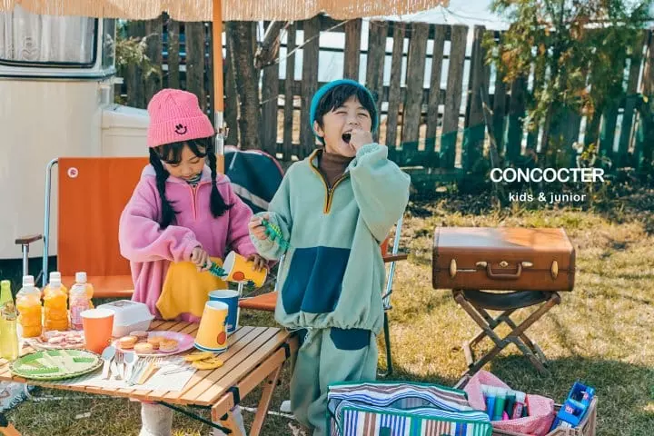 Concocter - Korean Children Fashion - #prettylittlegirls - Gogo Fleece Top Bottom Set - 7