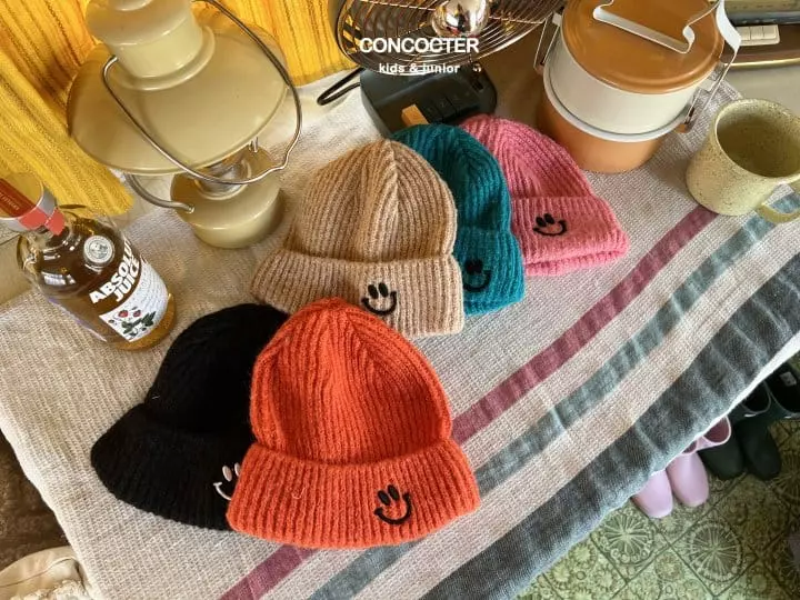 Concocter - Korean Children Fashion - #prettylittlegirls - Cute Angora Smile Beanie - 5
