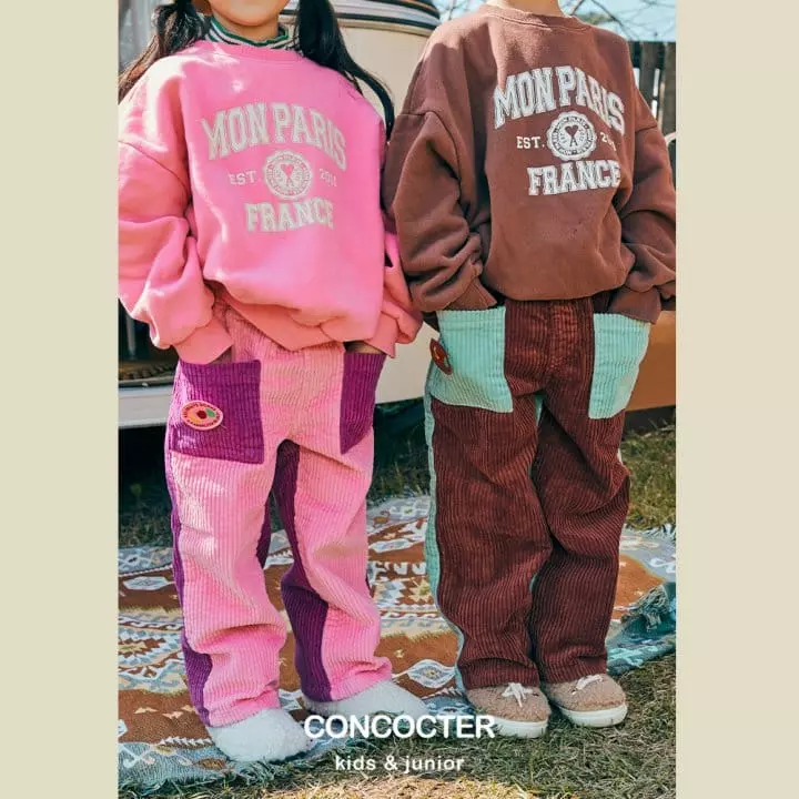 Concocter - Korean Children Fashion - #minifashionista - Block Pants - 4