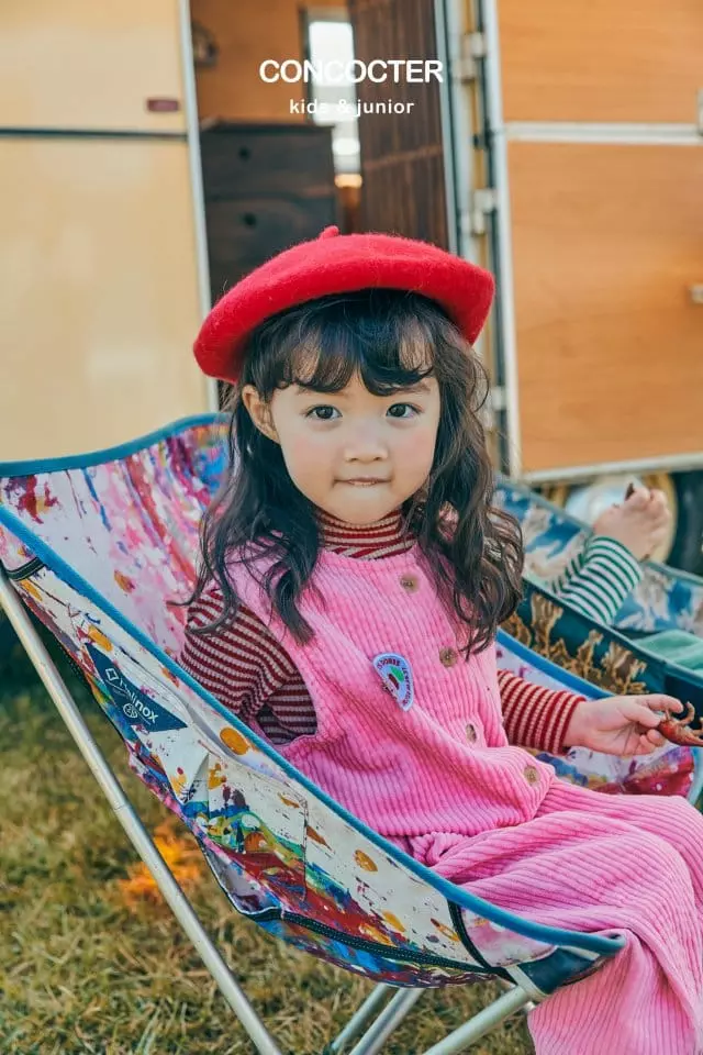 Concocter - Korean Children Fashion - #prettylittlegirls - Big Rib Jumpsuit - 12