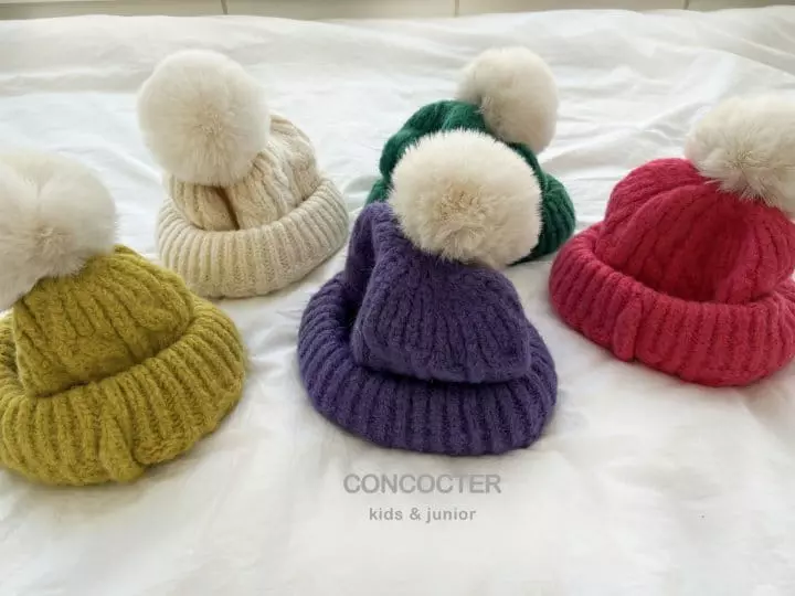 Concocter - Korean Children Fashion - #toddlerclothing - Vivivi Twist Beanie - 5