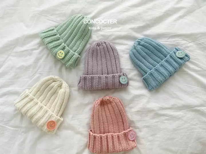 Concocter - Korean Children Fashion - #toddlerclothing - Soft Smile Beanie - 3