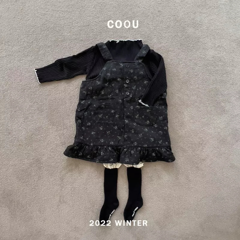 Coou - Korean Children Fashion - #Kfashion4kids - Loenb Dungarees One-piece - 5