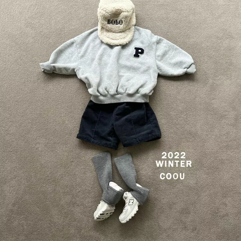 Coou - Korean Children Fashion - #kidzfashiontrend - Cloud Fleece Span Shorts - 4
