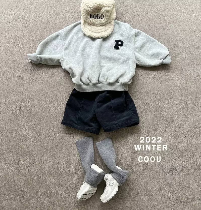 Coou - Korean Children Fashion - #kidsshorts - Point Sweathsirt - 5