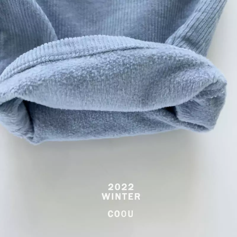 Coou - Korean Children Fashion - #kidsstore - Button Fleece Span Pants - 5