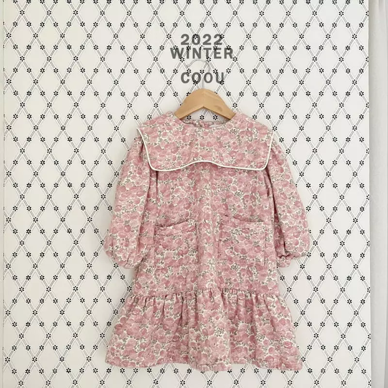 Coou - Korean Children Fashion - #kidzfashiontrend - Low One-piece Pink