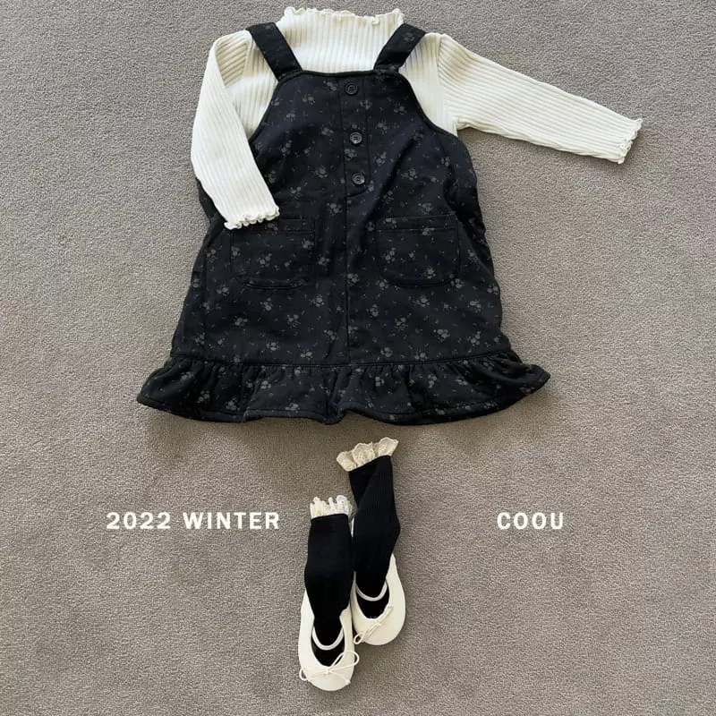 Coou - Korean Children Fashion - #littlefashionista - Loenb Dungarees One-piece - 6