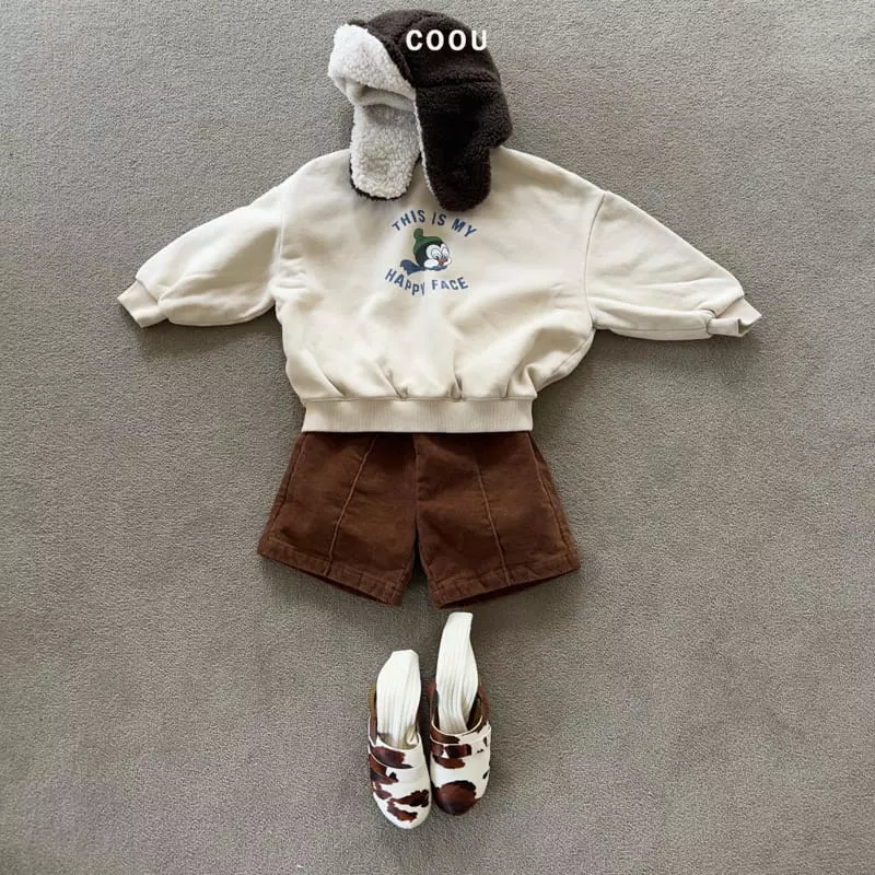 Coou - Korean Children Fashion - #magicofchildhood - Cloud Fleece Span Shorts - 6
