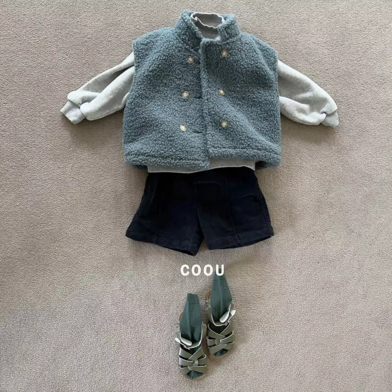 Coou - Korean Children Fashion - #minifashionista - Cloud Fleece Span Shorts - 7