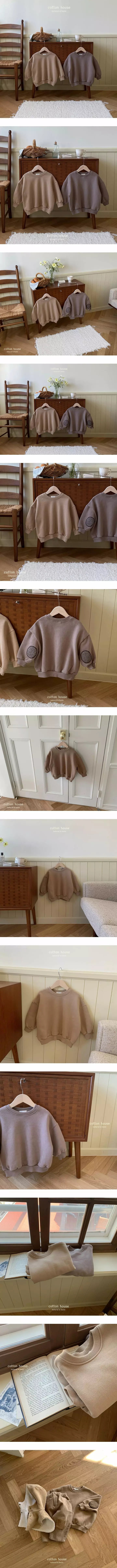 Cotton House - Korean Children Fashion - #childrensboutique - Check Bbang Dduck Sweatshirt