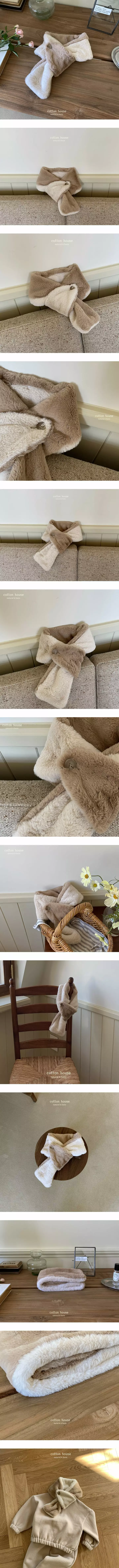Cotton House - Korean Children Fashion - #fashionkids - Reversible Muffler