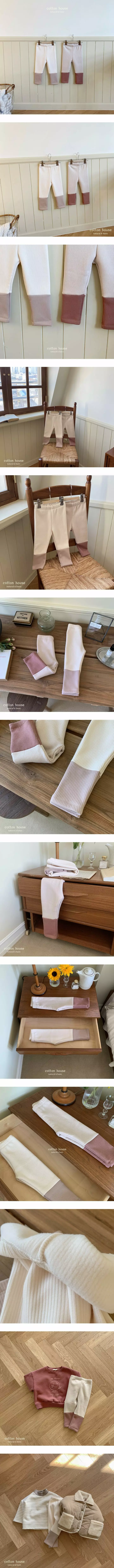 Cotton House - Korean Children Fashion - #littlefashionista - Color Fleece Leggings