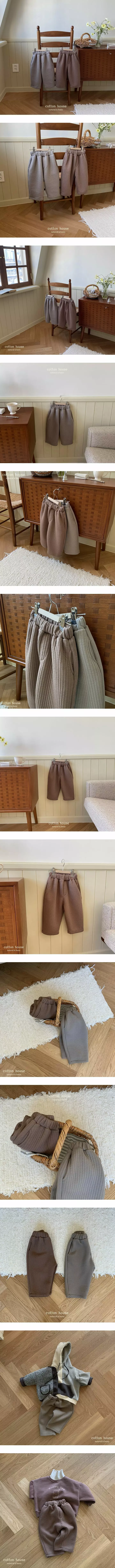 Cotton House - Korean Children Fashion - #minifashionista - Qulitng Pants