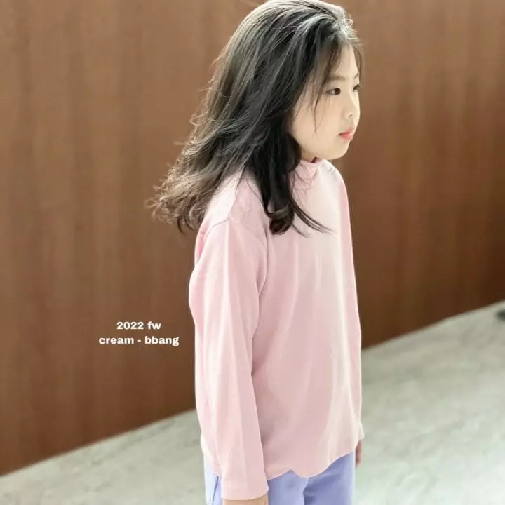 Cream Bbang - Korean Children Fashion - #Kfashion4kids - Fleece Rib Turtleneck Tee - 8