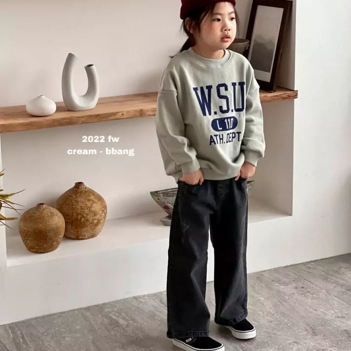 Cream Bbang - Korean Children Fashion - #discoveringself - WSU Sweatshirt - 12