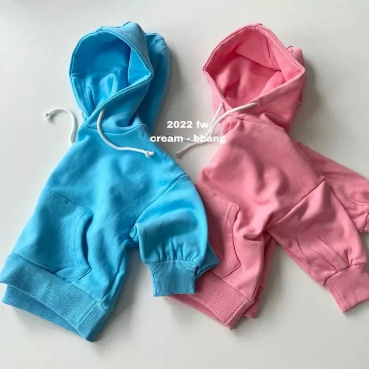 Cream Bbang - Korean Children Fashion - #fashionkids - Pigment Hoody Tee