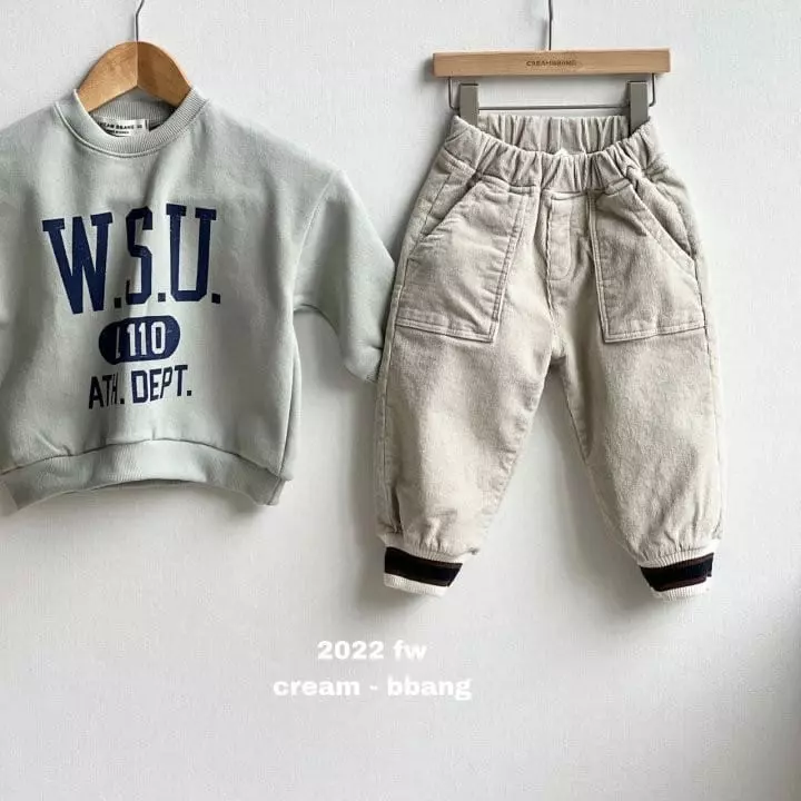 Cream Bbang - Korean Children Fashion - #fashionkids - Fleece Rib Pants - 12