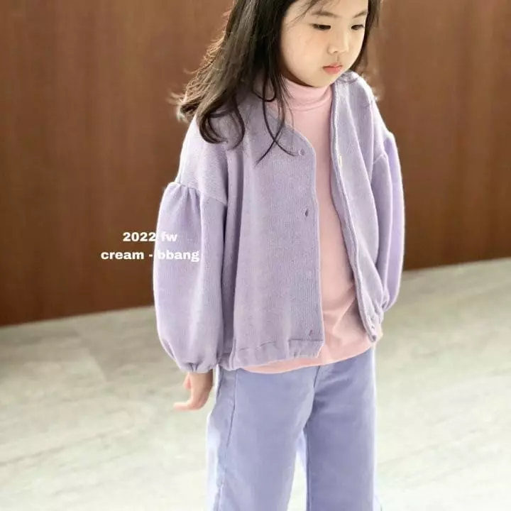 Cream Bbang - Korean Children Fashion - #kidsshorts - Lovely Cardigan - 3
