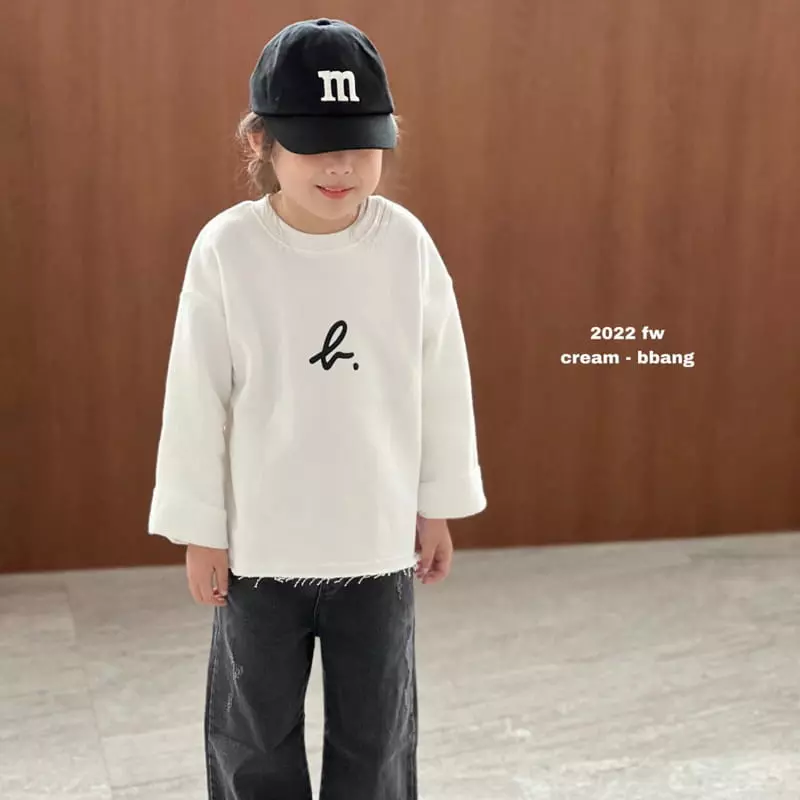 Cream Bbang - Korean Children Fashion - #kidsshorts - Anes Sweatshirt - 10