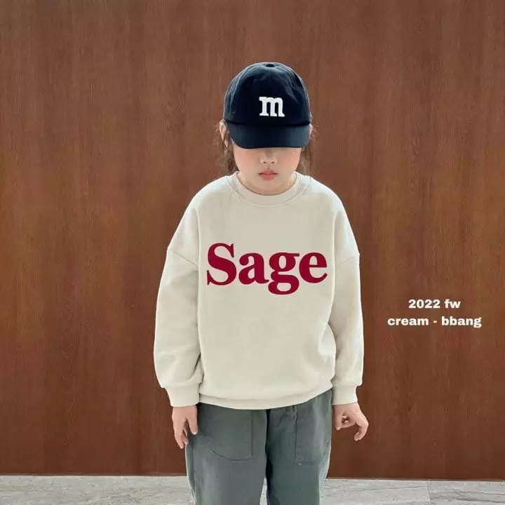 Cream Bbang - Korean Children Fashion - #littlefashionista - Sage Sweatshirt - 5