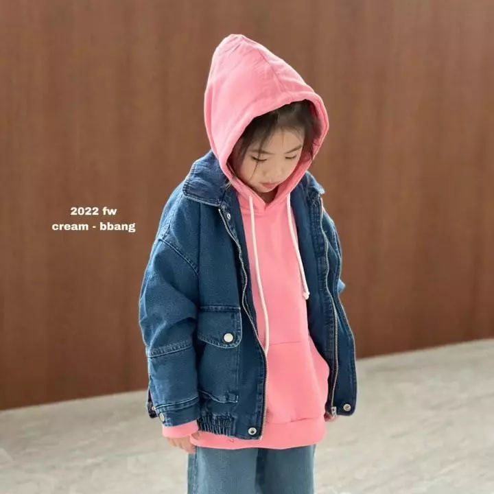 Cream Bbang - Korean Children Fashion - #magicofchildhood - Pigment Hoody Tee - 7