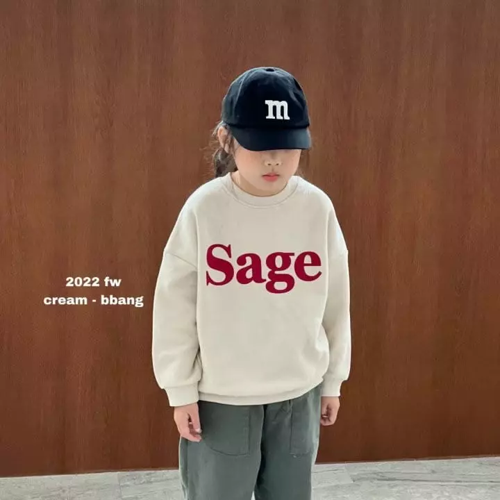 Cream Bbang - Korean Children Fashion - #minifashionista - Sage Sweatshirt - 7