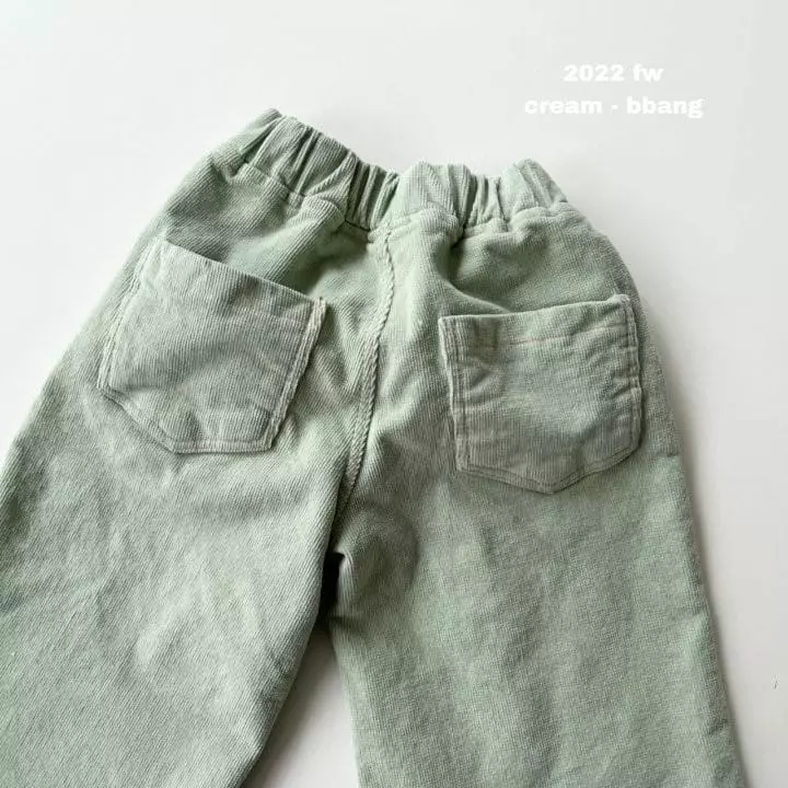 Cream Bbang - Korean Children Fashion - #stylishchildhood - Fleece Rib Wide Pants - 10