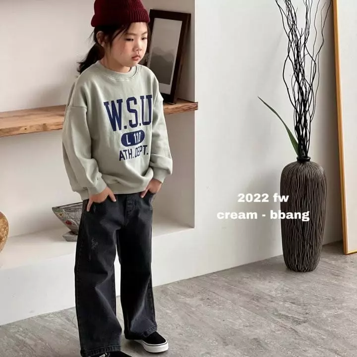 Cream Bbang - Korean Children Fashion - #stylishchildhood - WSU Sweatshirt - 8
