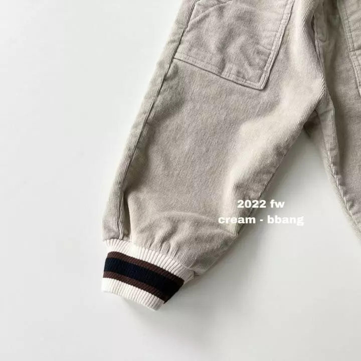 Cream Bbang - Korean Children Fashion - #stylishchildhood - Fleece Rib Pants - 7