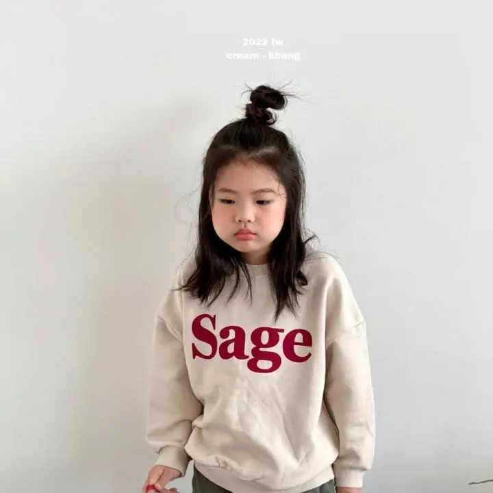 Cream Bbang - Korean Children Fashion - #todddlerfashion - Sage Sweatshirt - 9