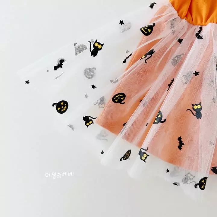 Daily Bebe - Korean Children Fashion - #childrensboutique - Halloween One-piece - 2